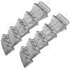 2Pcs Non Woven Fabric Hanging Shoe Organizer Foldable Double Sided Wardrobe Hanging Shoe Bag Visible 30 Pockets Hanging Shoe Storage Bag for Shoes Scarf US(2,grey) view 3