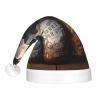 WBQLSL 3 beer bottles Adult Three-Stage Lighted Christmas Hat, Unisex New Year LED Lighted Christmas Hat, Plush New Year Christmas Party Gift view 3