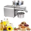 610W household automatic oil press nut seed oil press cold hot press all stainless steel high efficiency oil press grinder view 1