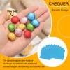 uxcell 100pcs Foil Candy Wrappers, 6 x 6 Inch Chocolate Bar Wrappers, Aluminum Foil Paper for Caramel Candy Packaging Decoration (Azure, Fine Grid) view 3