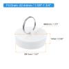 uxcell Rubber Sink Plug, Bathtub Drain Stopper Fit for 1-5/8" to 1-3/4" Drain Sink Stopper Seal with Hanging Ring for Bathroom Kitchen Laundry, White view 2