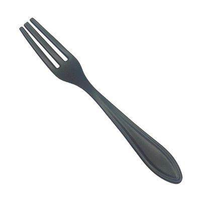 1 Set Cabinet Handle Creative Shape Rust-proof Zinc Alloy Drawer Knob Fork Spoon Modeling Style Wardrobe Handle for Home - (Color: Black, Size: A)