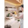 Aimeryup Household Kitchen Shelf Spice Storage Pot Lid Chopstick Cage Knife Cutting Board Stainless Steel Tea Room(Size:1,Color:A) view 3