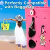 BestStone 6Pcs Accessories Inserts Hooks for Bogg Bag, Carabiner Keychain, Key Holder Charms, Compatible with Small & Large Bogg Bags, Beach Bag Organizer view 3