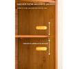 JKSVTF Countertop Kitchen Pantry Storage Cabinet, Modern Pantry Sideboard with 2 Doors, Buffet Cabinet with Storage, Organizer for Small Space in Living Room/Bedroom (Style 1) view 4