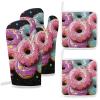 Oven Glove Donut Oven Mitts and Pot Holders Sets of 4 Heat Resistant Gloves BBQ Glove Non-Slip Cooking Gloves for Baking Grilling Kitchen Potholders Gloves view 1