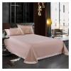 4pc Jacquard Cotton Euro Bed Linen Double Bed Sheet Full Set Embroidery Bedding Set Bed Cover Quilt Duvet Cover with Pillow case,Bed view 3
