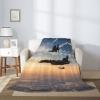 Aircraft Fighter Jets Print Blanket, Soft Flannel Blanket,Cute Throw Blanket,Lightweight Sofa Bed Travel Blankets view 4