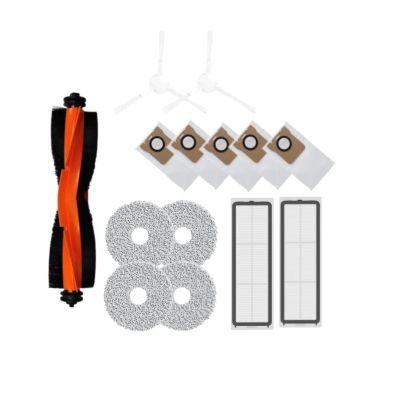 MNDFHJS Compatible for Mijia Omni B101CN Accessories Side/Main Brush Cover Mop Dust Bag Filter(Accessory Set*D)