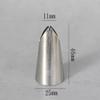 EDCWDTYYEC Baking Supplies Cream Nozzles Stainless Steel Piping Tips Cake Decorating Tools Cookies Cupcake Icing Tips Pastry Cake Decorating Tips Set(3ps Flower) view 3