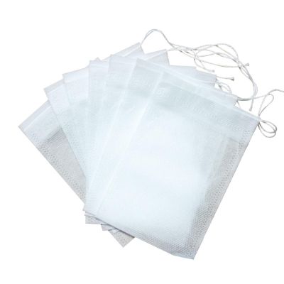 100pcs Empty Tea Bags With Drawstring For Tea Lovers Infuser For Tea Coffee Reusable Drawstring Tea Empty