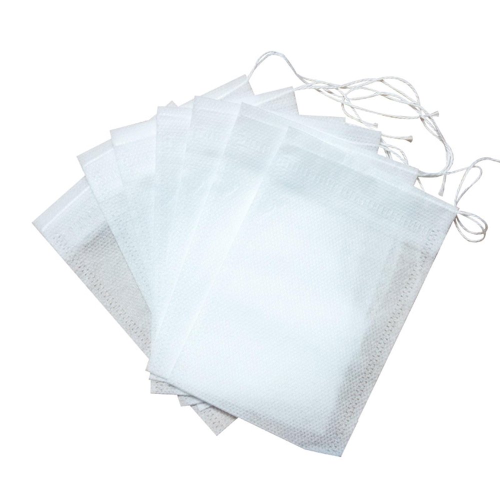 100pcs Empty Tea Bags With Drawstring For Tea Lovers Infuser For Tea Coffee Reusable Drawstring Tea Empty
