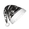 DRTGEDS Barber Shop Monochrome Style Christmas Hat,Santa Hat Holiday For Teenagers Xmas Hat For New Year Festive Party Headwear view 2