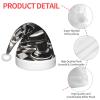 DRTGEDS Barber Shop Monochrome Style Christmas Hat,Santa Hat Holiday For Teenagers Xmas Hat For New Year Festive Party Headwear view 4