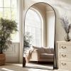 ABSWHLM Oversized Full Length Mirror 78x38 Inch - Wall Mounted or Standing Floor Mirror with Aluminum Alloy Frame, Shatterproof Tempered Glass - Modern Mirror for Bedroom, Living Room, Closet, Black view 2
