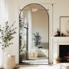 ABSWHLM Oversized Full Length Mirror 78x38 Inch - Wall Mounted or Standing Floor Mirror with Aluminum Alloy Frame, Shatterproof Tempered Glass - Modern Mirror for Bedroom, Living Room, Closet, Black view 3