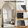 ABSWHLM Oversized Full Length Mirror 78x38 Inch - Wall Mounted or Standing Floor Mirror with Aluminum Alloy Frame, Shatterproof Tempered Glass - Modern Mirror for Bedroom, Living Room, Closet, Black view 4