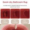 Love Series- Bathroom Mat Rug, 19.6" x 31.4" Quick Dry Rug for Bathroom, Non Slip Bathroom Rug, Super Absorbent Bath Rugs, Aesthetic Bathroom Floor Rugs for Shower Sink and Bathroom Entry view 2