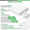 Cestluck Mini-Split AC Line Set Cover: 4" 23 Ft Line Hide for Mini Split Central AC HVAC Heating System - Waterproof PVC Outdoor Pipe Cover Split Unit Line Guard Decorative Refrigerant Line Cover view 2