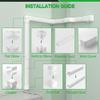 Cestluck Mini-Split AC Line Set Cover: 4" 23 Ft Line Hide for Mini Split Central AC HVAC Heating System - Waterproof PVC Outdoor Pipe Cover Split Unit Line Guard Decorative Refrigerant Line Cover view 4
