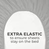 1000TC Fitted Sheet - Ultra Soft & Breathable - 100% Egyptian Cotton - 16" Inch Deep Pocket - Hotel Quality Bottom Sheet - 1 Fitted Sheet Only (California King, Light Grey) view 3