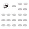 ASDJKL Home Brewing Airlock Grommet Silicone Grommets for Homebrewing Beer Wine Straws Mead Wine Sauerkraut Kimchi 20 Pack Brewing Accessories(Clear) view 2
