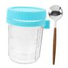 BESTOYARD Oatmeal Salad Cup Jars Lids Overnight Oats Jar Leakproof Breakfast Cup view 1