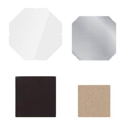 1000Pcs 2x2inch Square Refrigerator Sticker Magnets Accessories Suitable for 50x50 mm DIY Fridge Magnet Materials