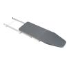Foldable Pull Out Ironing Board, Closet Sliding Out Swivel Iron Board Mounted in Cabinet, 180 Free Rotating Ironing Board with Removable Cover, for Ironing Clothes, Shirts, Coats, Grey view 1
