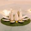 Bathroom Wine Glass Lotus Stand - Wine Lily and Candlelily, Lily Pad for The Bath, Wine Glass Holder, Wine Bottle Holder, Bath Wine Holder, Tealight Candle Holder, Candle Holder Decor, Shower Decor view 1