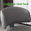 KrrNFYSG Armless Dining Chair Faux Leather Dinning Chairs Side Chair W/Sturdy Metal Legs Kitchen Chairs Curved Back Chair Dining view 3