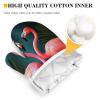 Oven Glove Flamingo Flowers_75091506 Oven Mitts and Pot Holders Sets of 2 Heat Resistant Gloves BBQ Glove Non-Slip Cooking Gloves for Baking Grilling Kitchen Potholders Gloves view 4