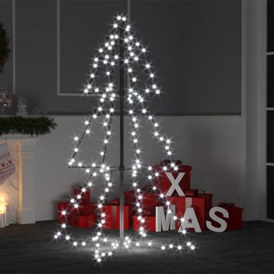 Christmas Cone Tree 160 LEDs Indoor and Outdoor 3x4 ft,LED Cone Christmas Tree with 160 Lights for Indoor and Outdoor Use Seasonal Dcor, Christmas Trees