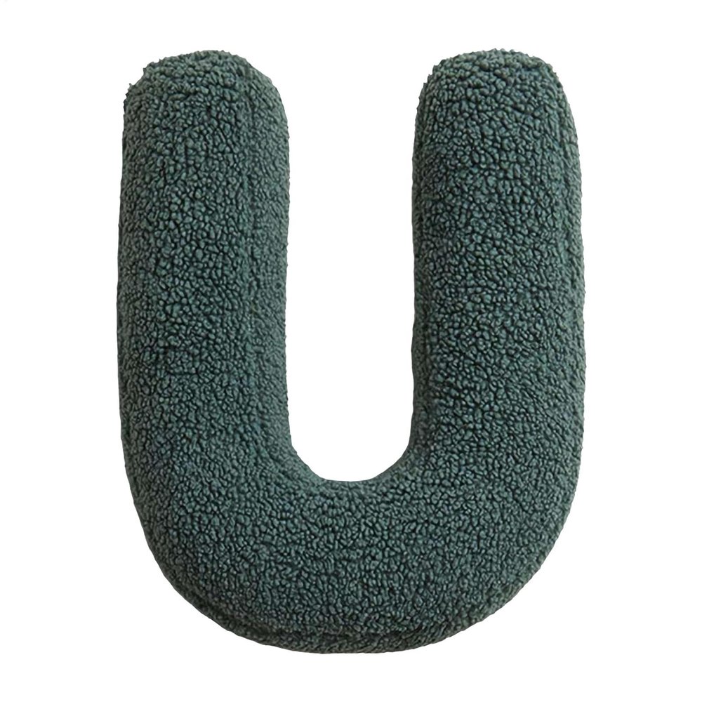 GUANGLU Soft Initial Throw Cushion Soft Hugging Plush Letter Shaped Pillow