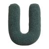 GUANGLU Soft Initial Throw Cushion Soft Hugging Plush Letter Shaped Pillow view 1