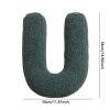 GUANGLU Soft Initial Throw Cushion Soft Hugging Plush Letter Shaped Pillow view 2