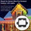 Light Clips for Govee Outdoor Lights H805, Mounting Brackets for Govee (Non-Pro Version H705) Outdoor LED Lights, Install Firmly, Replace 3M Glue, for Govee Permanent Outdoor (12) view 2