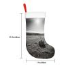 LEVNDIEJ Black and White Golf Print Bulk Fashion Christmas Stockings for Fireplace Xmas Decorations Holiday Family Party Decor view 4