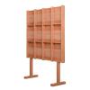 EWRCVBVCA Floor-Standing Magazine Rack Magazine Holder Brochure Stand, Wood Brochure Display Stand, Floor-Standing Magazine Rack for Newspaper and Products Exhibition Brochure Display Stand view 1