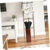 CORHAD Wooden Umbrella Stand Holder Umbrella Storage Bucket Indoor Entryway Accessory view 4