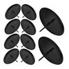 BUGUUYO 10pcs Taper Candle Holders Elegant Pillar Candle Plates for Christmas Dining Table Centerpiece for Wreath Decor and Ambiance Setting view 1