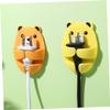 ANDRESLAD 16pcs Bear Design Power Outlet Hooks Multi Functional Self Adhesive Kitchen Cord Organize Plug Wall Holder view 4