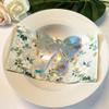 Yuxuanish Set of 10 Elegant Acrylic Bow Place Cards,Acrylic Ribbon Name Cards for Weddings, Bridal Showers,and Holiday Parties (Rainbow) view 3