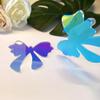 Yuxuanish Set of 10 Elegant Acrylic Bow Place Cards,Acrylic Ribbon Name Cards for Weddings, Bridal Showers,and Holiday Parties (Rainbow) view 4