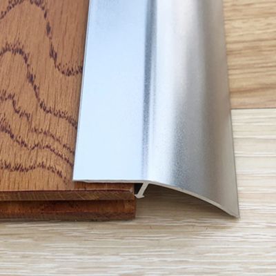 Floor transition strips Floor Transition Strip Transition Strip for Uneven Floors, Home Smooth Threshold Strips with a Self-Adhesive Tape, for Doorways Carpet to Wood/Laminate/Tile (Color : Gold)(Silv
