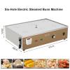 AYGJKIE Commercial Food Bread Bun Steamer, with 2/4/6 Holes Steamed Bun Machine, 30-110C Temperature Control, for Home, Shop, Cafeteria(6Holes) view 4