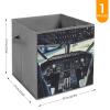 SYJTGDE Folding Storage Box Large Storage Box Airplane Cockpit Wardrobe Storage Large Storage Basket Decorative Folding Basket view 2