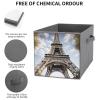SYJTGDE Folding Storage Box Large Storage Box Eiffel Tower French Paris Monument Wardrobe Storage Large Storage Basket Decorative Folding Basket view 3