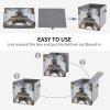 SYJTGDE Folding Storage Box Large Storage Box Eiffel Tower French Paris Monument Wardrobe Storage Large Storage Basket Decorative Folding Basket view 4