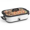 4-Quart Slow Cooker with Casserole Manual Warm Setting - Perfect Crock Pot for Family Dinners, Dishwasher Safe Crock,Versatile Cookware for Large Families or Entertaining view 1